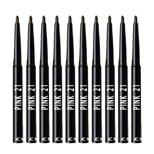 10Pcs Long-Lasting Black Eyeliner Pencils -Waterproof, Sweatproof and Smudge-Proof with Easy Twist Eyeliner Pencils