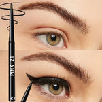 10Pcs Long-Lasting Black Eyeliner Pencils -Waterproof, Sweatproof and Smudge-Proof with Easy Twist Eyeliner Pencils