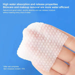 1 Set Disposable Pearl Pattern Makeup Cotton Wipes Soft Remover Pads Facial Cleaning Cosmetic Cotton Pads