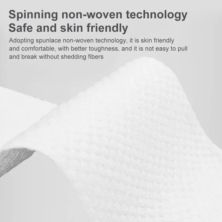 1 Set Disposable Pearl Pattern Makeup Cotton Wipes Soft Remover Pads Facial Cleaning Cosmetic Cotton Pads