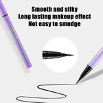 0.5mm Liquid Eyeliner Pen Quick Dry Long-lasting Waterproof Eyeliner No Blooming Brown Black Ultra-thin Liquid Eye Liner Pen