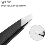 1/3Piece Premium Stainless Steel Eyebrow Tweezers Set Precision Sharp Flat/Slant/Pointed Tip Tweezers for Body