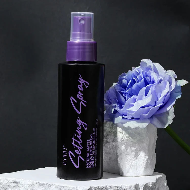 110ml Waterproof Makeup Setting Spray Long-Lasting Oil-Free Natural Finish for Face - Anti-Sweat Beauty Hold Spray