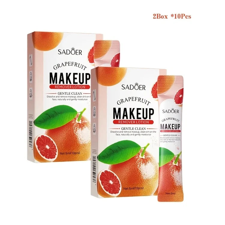 10/20 Pieces of Makeup Remover, Gently Removes Makeup from the Face, Lips, and Eyes, Refreshing and Lightweight, with a Gentle Formula Suitable for All Light Beige Skin Types, the Makeup Remover Oil Features a Simple Bottle D