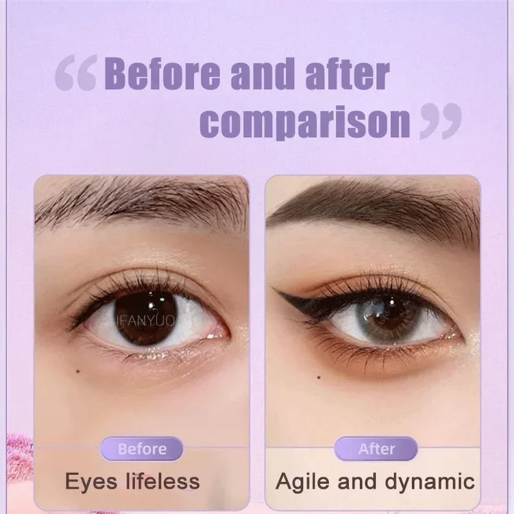 0.5mm Liquid Eyeliner Pen Quick Dry Long-lasting Waterproof Eyeliner No Blooming Brown Black Ultra-thin Liquid Eye Liner Pen
