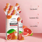 10/20 Pieces of Makeup Remover, Gently Removes Makeup from the Face, Lips, and Eyes, Refreshing and Lightweight, with a Gentle Formula Suitable for All Light Beige Skin Types, the Makeup Remover Oil Features a Simple Bottle D