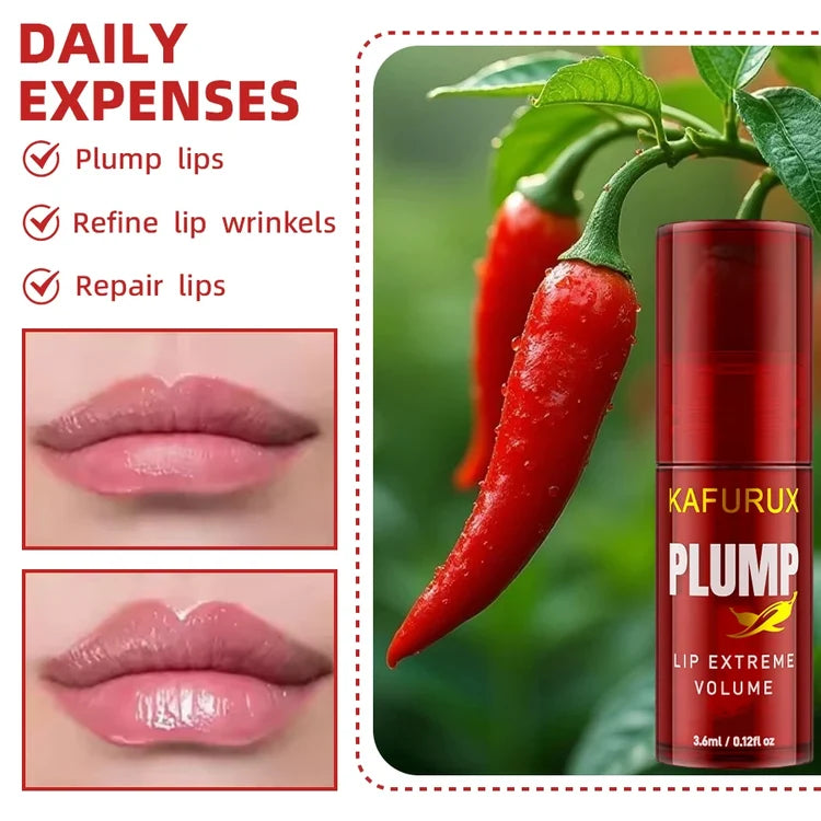 1/2PCS Lip Plump Long Lasting Lip Oil Moisturizing Lip Gloss Serum Instant Volumising Essence Oil Repair Lip Fine Lines Increase
