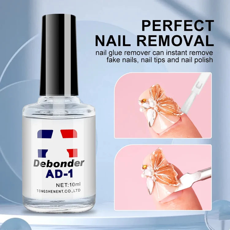 10ML Nail Gel Remover Quickly Remove Fake Nail Liquid Nail Gel Shed Remover Harmless Nail Degumming Agent Nail Salon Supplies