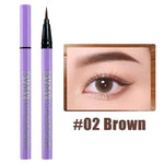 0.5mm Liquid Eyeliner Pen Quick Dry Long-lasting Waterproof Eyeliner No Blooming Brown Black Ultra-thin Liquid Eye Liner Pen