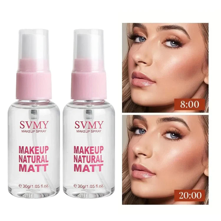1/2pcs Star Flash Quicksand Makeup Setting Spray,Long-Lasting Makeup Fixer,Matte& Dewy Finish,Oil Control & Hydrating Waterproof