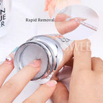 1/2pcs 80ml Nail Glue Remover for Press on Nails Easy Removal Solid Adhesives Gel on False Nail Tips Remover Tools Nail Supplies