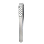 1/2pcs High-Quality Stainless Steel Finger Grip Tweezers Specialized for Hair Removal Slant Tip Eyebrow Tweezers Beard and Hair