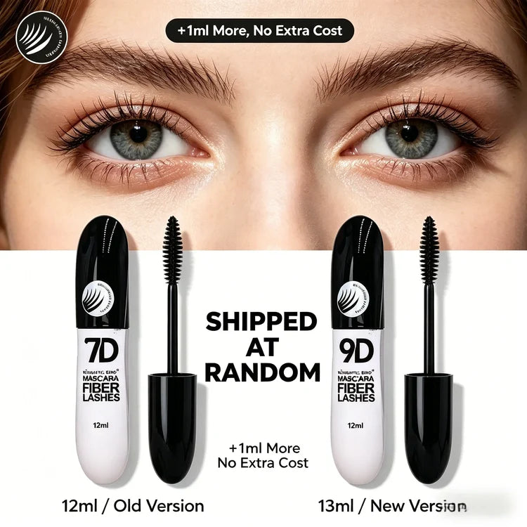1/2/3PCS 9D Fiber Mascara Set Waterproof Durable Curling Mascara Sweatproof Anti-smudge Slimming Base Mascara for all skin types