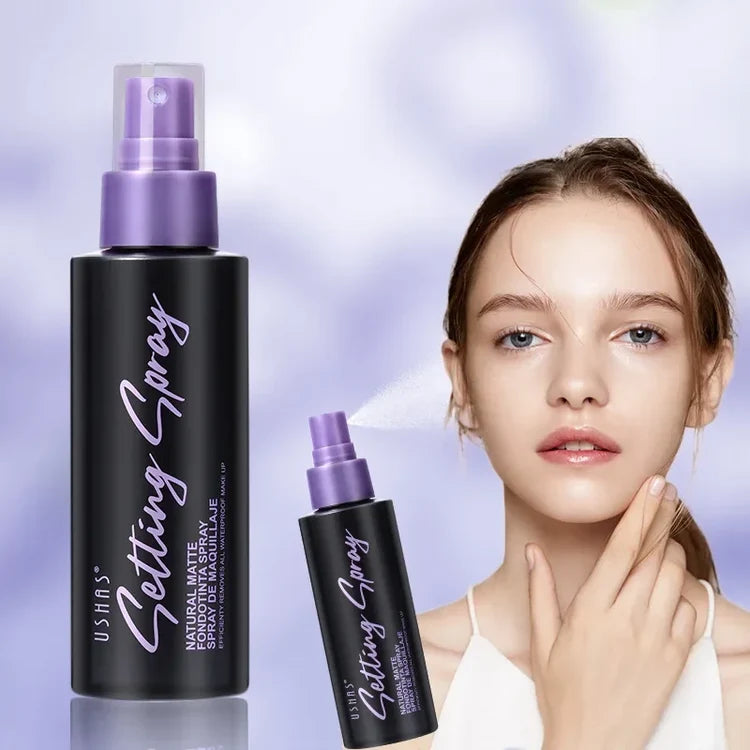 110ml Waterproof Makeup Setting Spray Long-Lasting Oil-Free Natural Finish for Face - Anti-Sweat Beauty Hold Spray