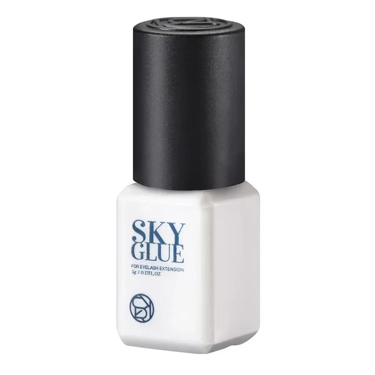 1 Bottle SKY Glue for Eyelash Extensions 5ml Original Sky S+ Black Red Blue Cap False Lash Glue Sky TD Transparent Glue Supplier