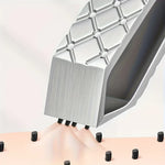 1/2pcs High-Quality Stainless Steel Finger Grip Tweezers Specialized for Hair Removal Slant Tip Eyebrow Tweezers Beard and Hair