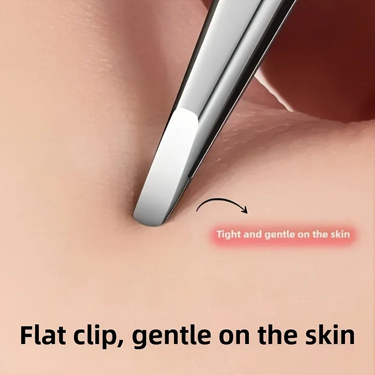 1/2pcs Professional High-Precision Tweezers for Eyebrows Facial Hair and Ingrown Hair Removal Suitable for Women and Men